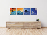 24 HOURS IN PARADISE - SET OF 4 - Limited Edition Giclee Prints