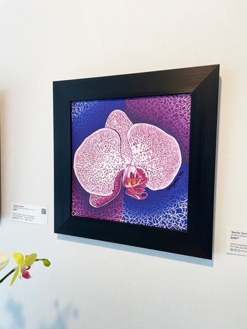 ELECTRIC ORCHID - FRAMED 12" x 12" Limited Edition Giclee Print