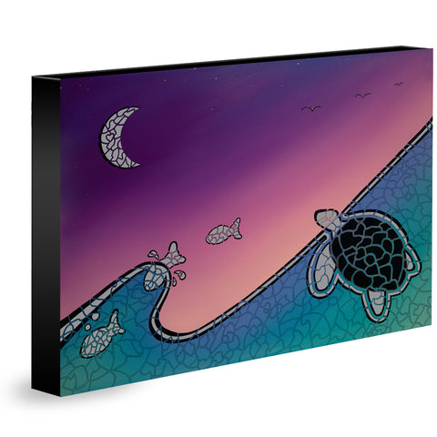 MIDNIGHT MOMENT - TURTLE - Limited Edition Giclee Print
